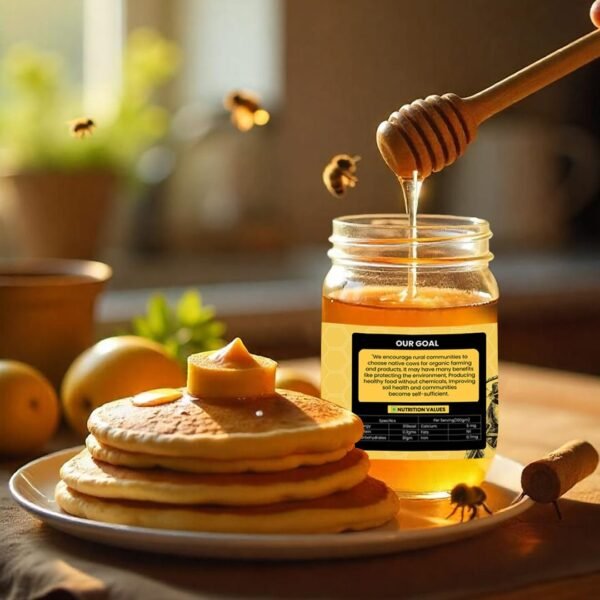 Organic Honey 500gm | NMR tested | Unprocessed & Unpasteurized Honey |100% Raw Pure & Natural - Image 3